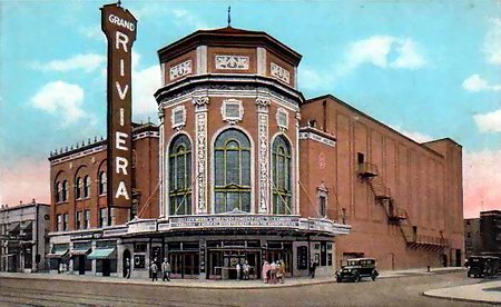 Riviera Theatre - Post Card View (newer photo)